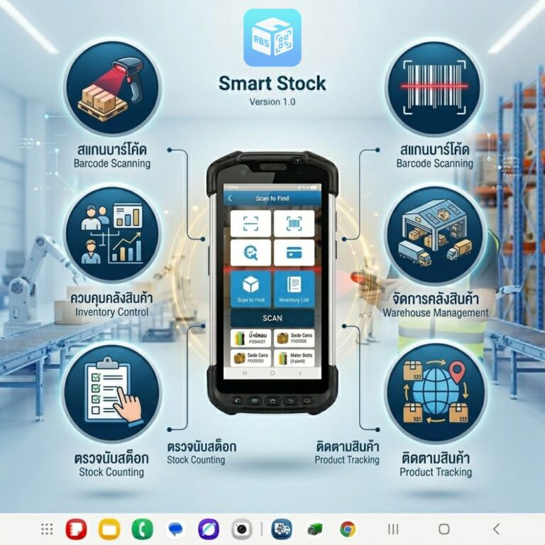 โปรแกรม Smart Stock ระบบจัดการสต็อกสินค้ารองรับการเชื่อมต่อOdoo
