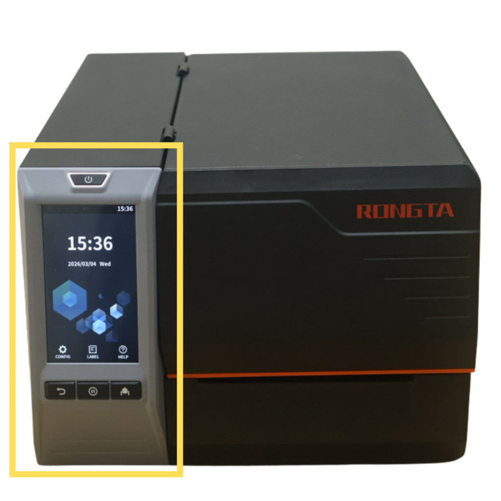 หน้าจอ Touch Screen 4.3 นิ้ว ของเครื่องพิมพ์บาร์โค้ด RONGTA RI460