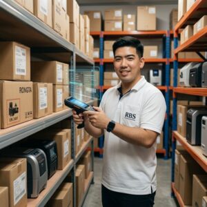 ระบบโปรแกรมบาร์โค้ดสำหรับคลังสินค้า ใช้งานร่วมกับ handheld computer และ scanner